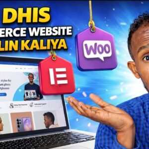 Baro Sida Loo dhiso Website E-Commerce || Complete E-Commerce Website