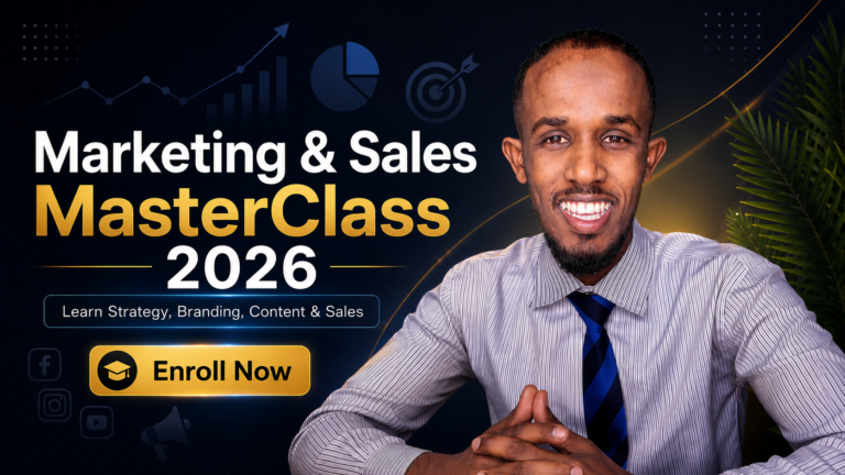 Marketing & Sales MasterClass || IIBKA IYO SUUQGEYNTA