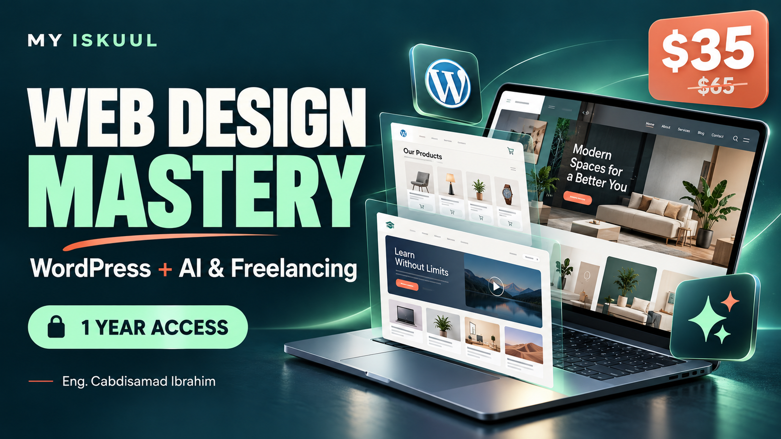 Web Design Mastery - WordPress, AI and Freelancing